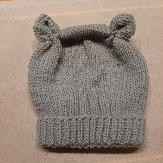 Bear Beanie Knitting Pattern
