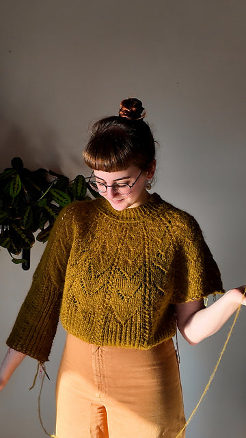 Textured Blouse Knitting Pattern