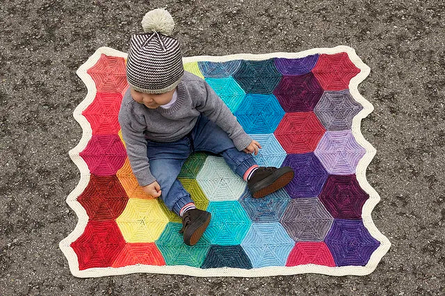 GeoNest Blanket Knitting Pattern