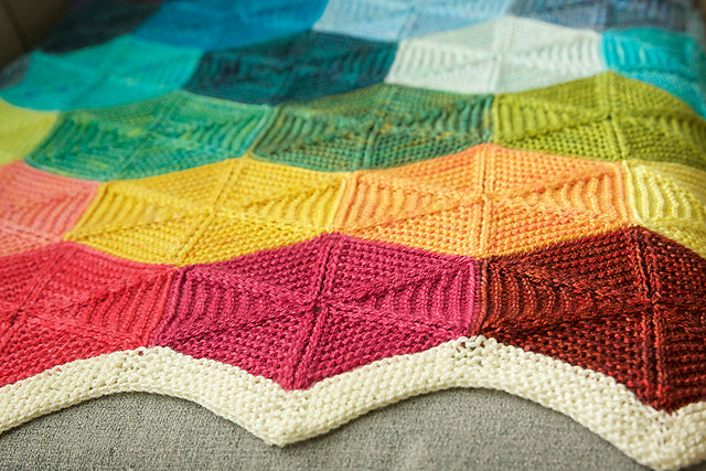 GeoNest Blanket Knitting Pattern