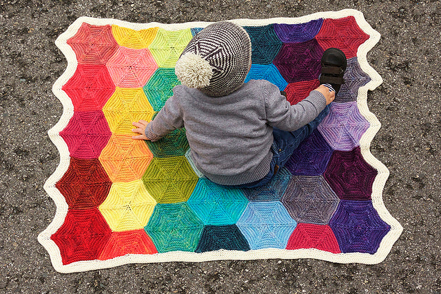 GeoNest Blanket Knitting Pattern