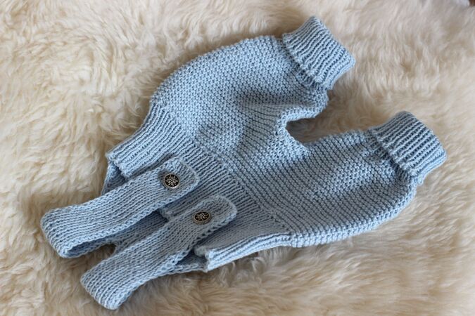 Baby Romper Knitting Pattern