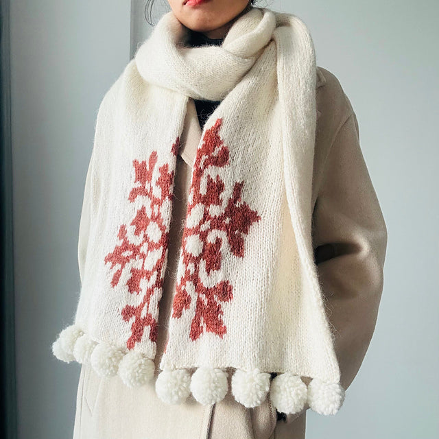 Snowflake Scarf Knitting Pattern