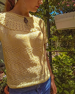 Blossom Tee Knitting Pattern