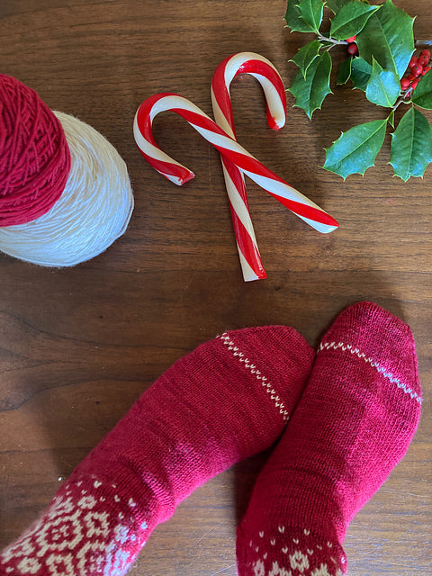 Winter Sweet Socks Knitting Pattern