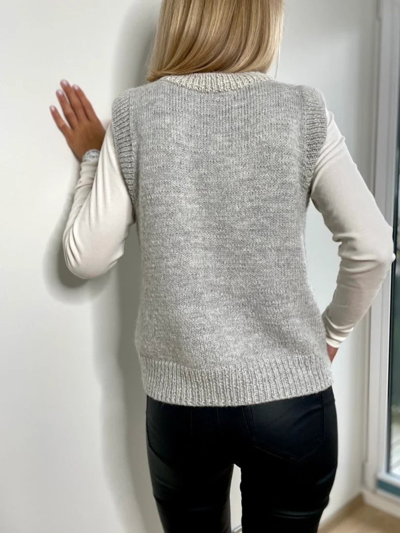 Beginner Vest Knitting Pattern