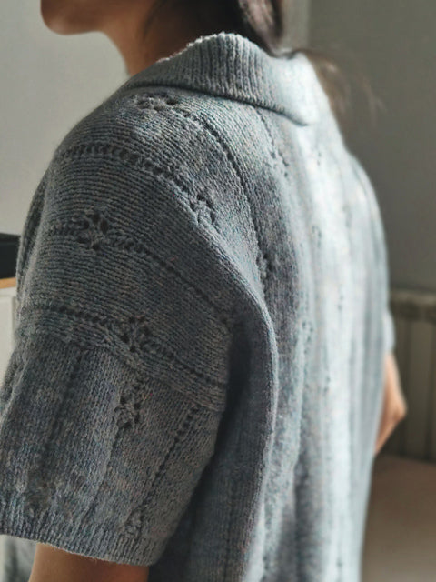 Collared Summer Top Knitting Pattern