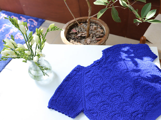 Wave Lace Tee Knitting Pattern