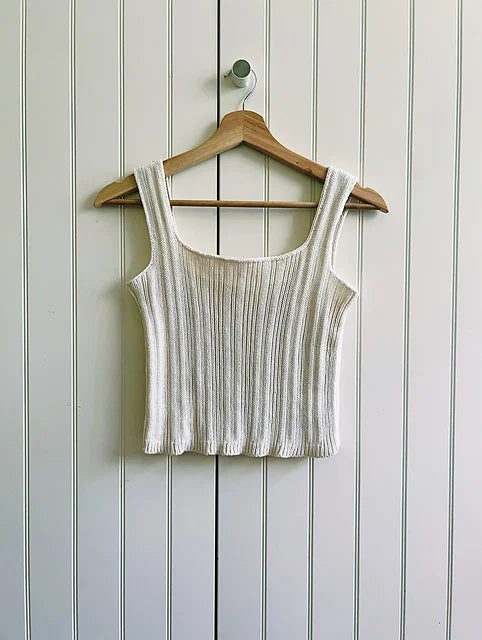 Ribbed Tank Knitting Pattern