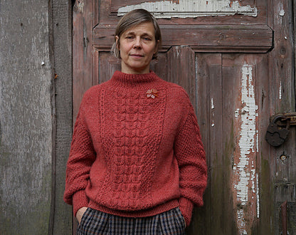 Classic Cable Sweater Knitting Pattern