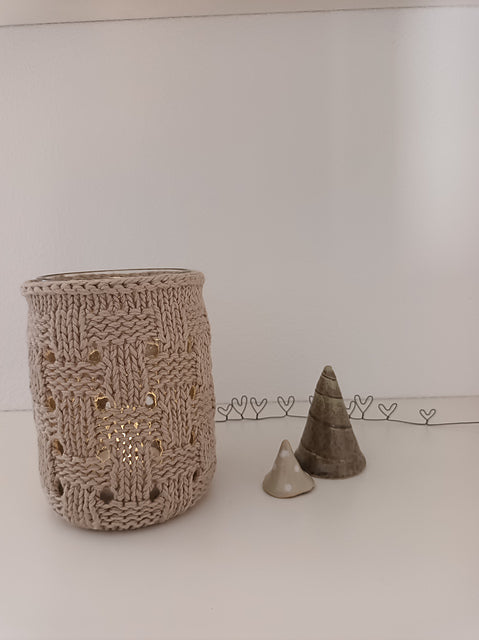 Jar Cover Knitting Pattern