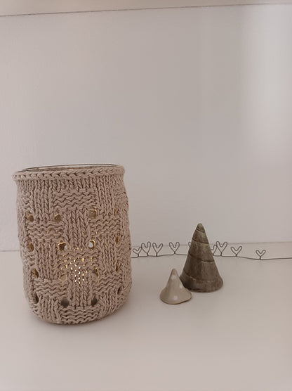 Jar Cover Knitting Pattern