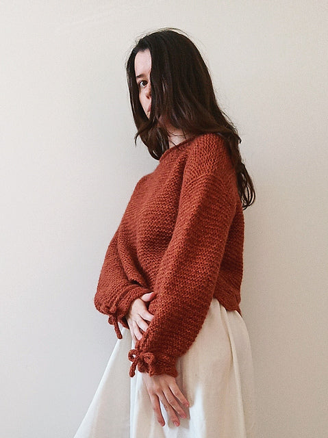 Scallop Sweater Knitting Pattern