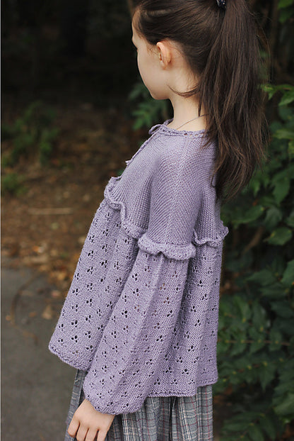 Kids Ruffle Tunic Knitting Pattern