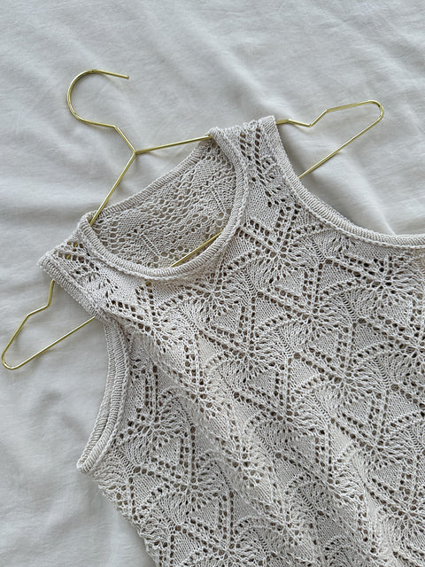 Lace Tank Top Knitting Pattern