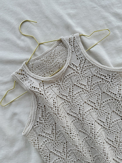 Lace Tank Top Knitting Pattern