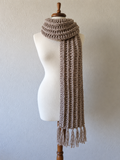 Classic Ribbed Scarf Knitting Pattern