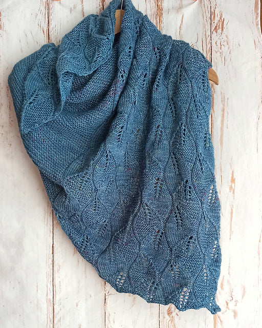 Leaf Lace Shawl Knitting Pattern