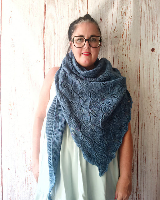 Leaf Lace Shawl Knitting Pattern