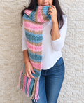 Cozy Tassel Scarf Knitting Pattern