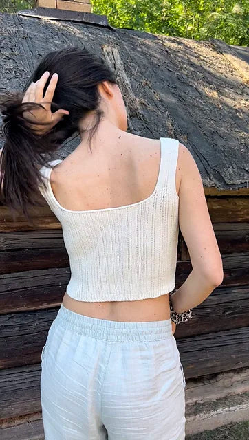 Ribbed Tank Knitting Pattern