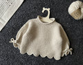 Baby Scallop Sweater Knitting Pattern