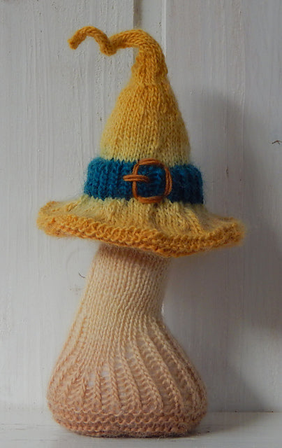 Witch's Mushroom Knitting Pattern