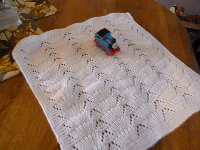 Seashell Blanket Knitting Pattern