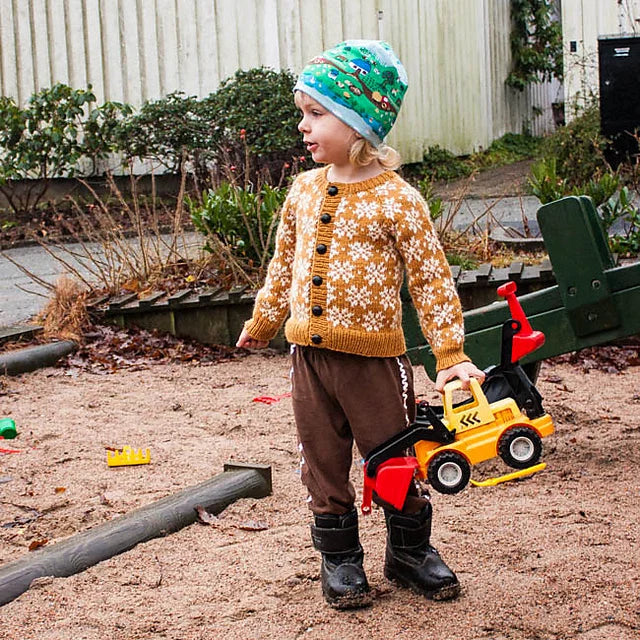 Kids Colorwork Cardigan Knitting Pattern