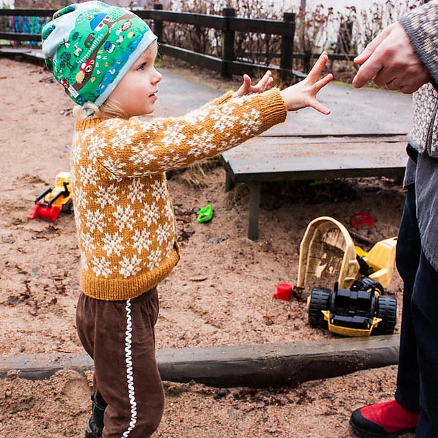 Kids Colorwork Cardigan Knitting Pattern