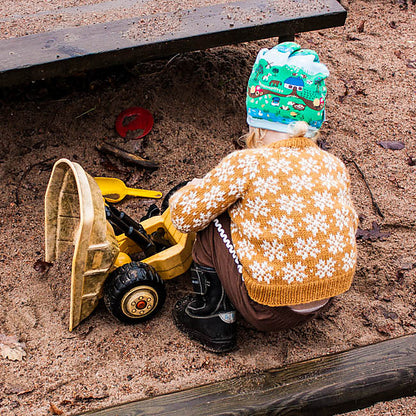 Kids Colorwork Cardigan Knitting Pattern