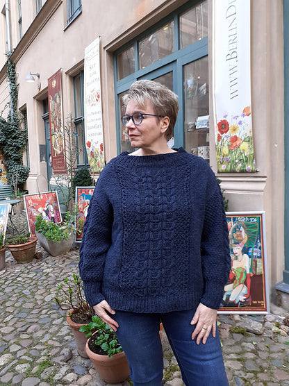 Classic Cable Sweater Knitting Pattern