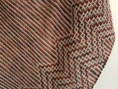 Zigzag Mosaic Shawl Knitting Pattern