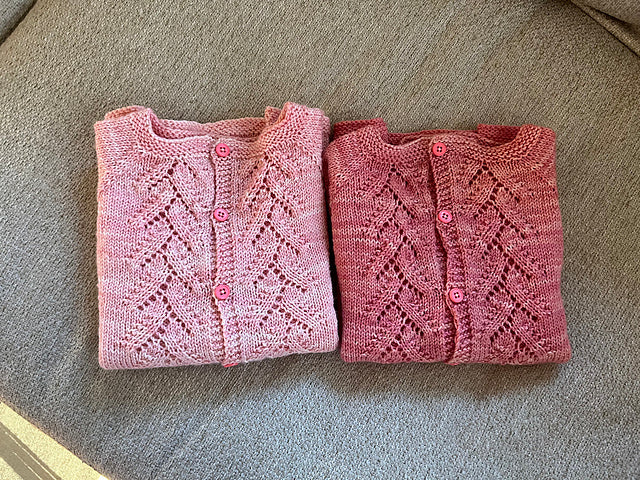 Lace Baby Cardigan Knitting Pattern