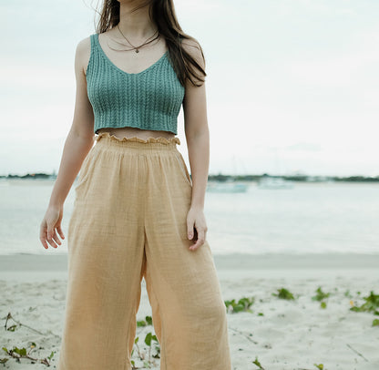 Cable Camisole Knitting Pattern