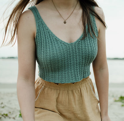 Cable Camisole Knitting Pattern