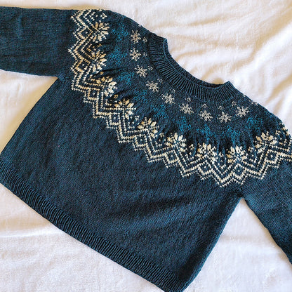 Fair Isle Yoke Sweater Knitting Pattern