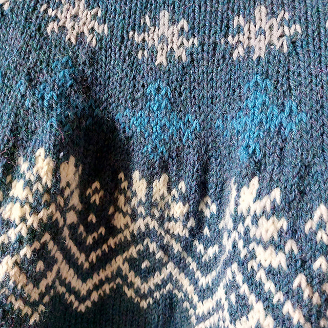 Fair Isle Yoke Sweater Knitting Pattern