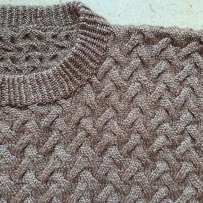 Cable Vest Knitting Pattern