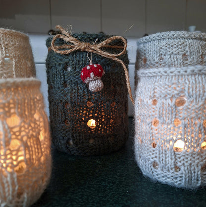Jar Cover Knitting Pattern