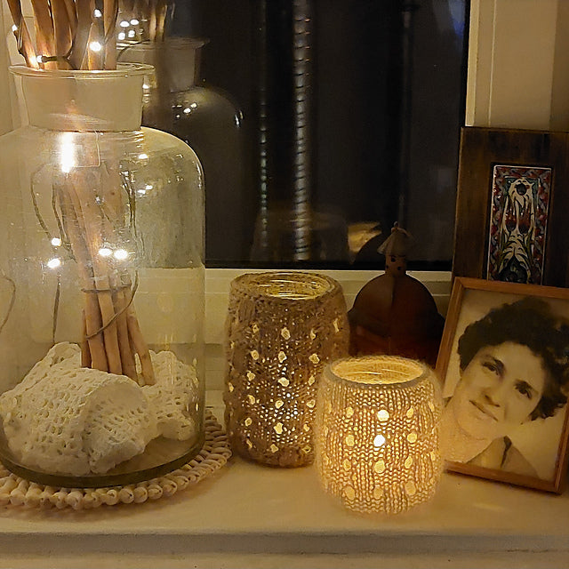 Jar Cover Knitting Pattern