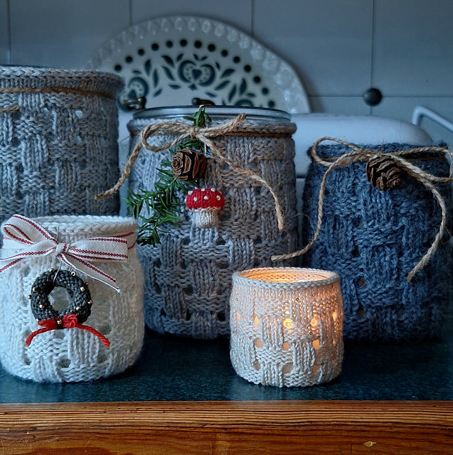 Jar Cover Knitting Pattern