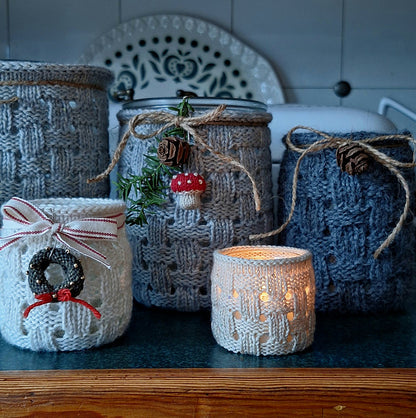 Jar Cover Knitting Pattern