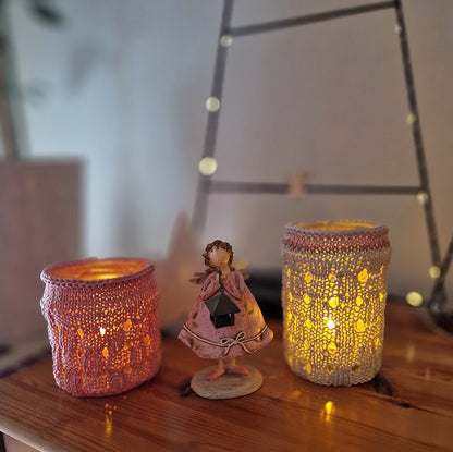 Jar Cover Knitting Pattern