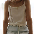 Summer Ribbon Tank Knitting Pattern
