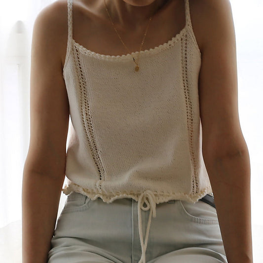 Summer Ribbon Tank Knitting Pattern