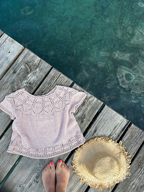 Lace Tee Knitting Pattern