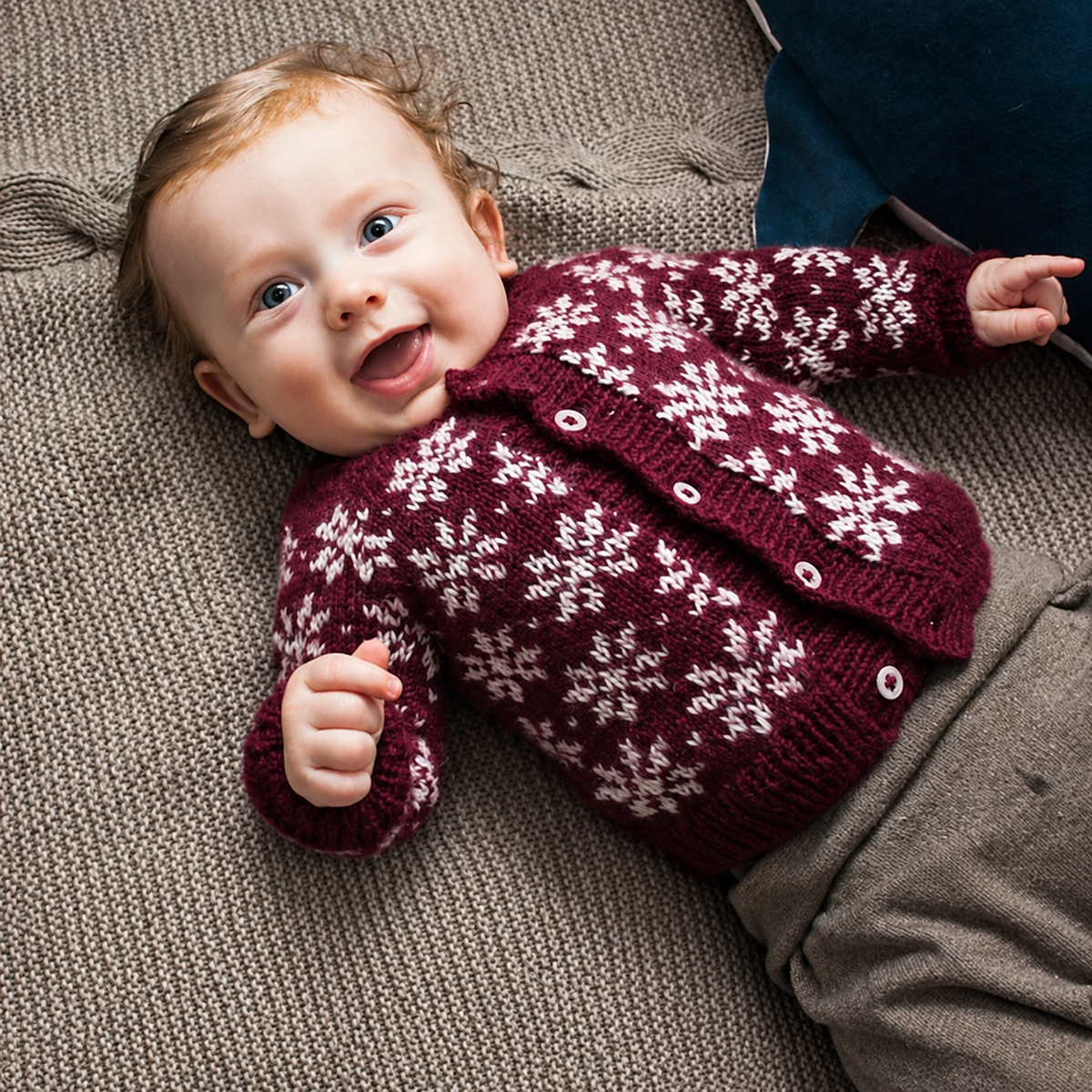 Kids Colorwork Cardigan Knitting Pattern
