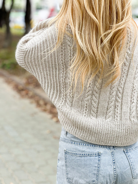 Soft Cable Cardigan Knitting Pattern