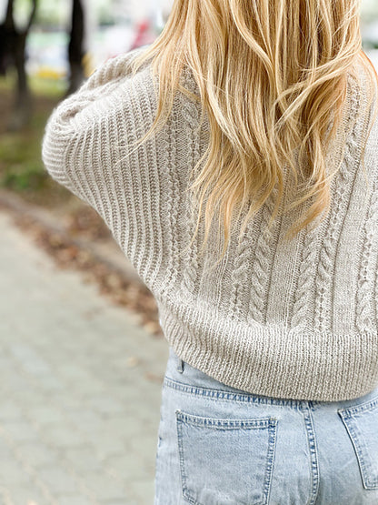 Soft Cable Cardigan Knitting Pattern